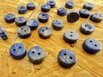 Lapis Lazuli Gemstone Button (15pcs)