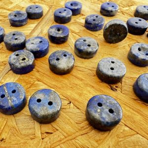 Lapis Lazuli Gemstone Button (15pcs)